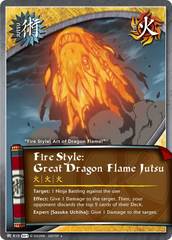 Fire Style: Great Dragon Flame Jutsu - J-810 - Uncommon - 1st Edition - Foil