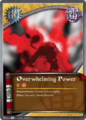 Overwhelming Power - J-811 - Uncommon - 1st Edition - Foil