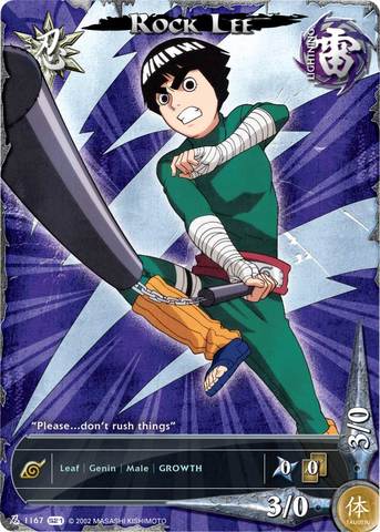Rock Lee - N-1167 - Common - 1st Edition - Foil