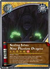 Sealing Jutsu: Nine Phantom Dragons - J-826 - Rare - 1st Edition - Foil