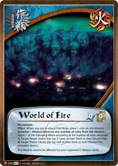 World of Fire - M-755 - Rare - 1st Edition - Foil