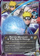 Naruto Uzumaki & The Fourth Hokage - N-1123 - Rare - Unlimited Edition