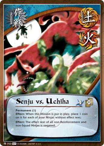 Senju vs. Uchiha - M-752 - Super Rare - Unlimited Edition - Foil