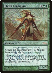 Elvish Champion - Foil Scholarship Series Promo