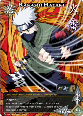 Kakashi Hatake - PR-056 - Promo - 1st Edition