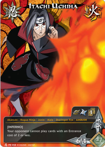 Itachi Uchiha - PR-058 - Promo - 1st Edition
