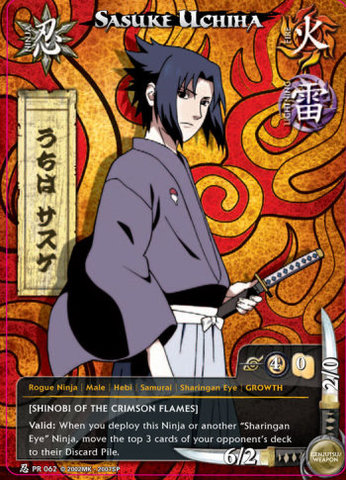 Sasuke Uchiha - PR-062 - Promo - 1st Edition
