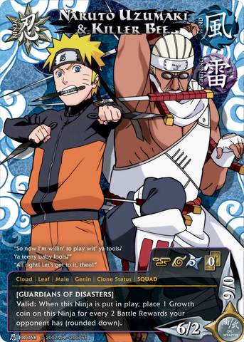 Naruto Uzumaki & Killer Bee - PR-066 - Promo - 1st Edition