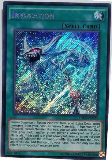 Invocation - FUEN-EN035 - Secret Rare - Unlimited Edition