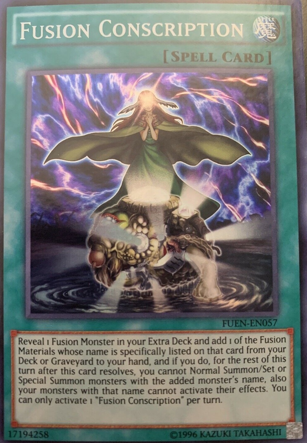 Fusion Conscription - FUEN-EN057 - Super Rare - Unlimited Edition