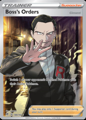 Boss's Orders - 189/192 - Full Art Trainer