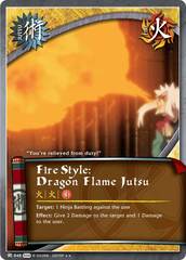 Fire Style: Dragon Flame Jutsu - J-848 - Rare - 1st Edition - Foil