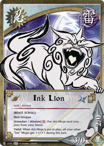 Ink Lion - N-1232 - Common - 1st Edition - Foil