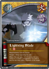 Lightning Blade - J-870 - Super Rare - 1st Edition - Foil