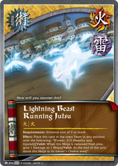 Lightning Beast Running Jutsu - J-874 -  - 1st Edition