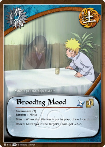 Brooding Mood - M-819 - - 1st Edition