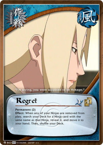 Regret - M-842 - - 1st Edition