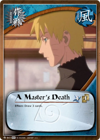 A Masters Death - M-843 - - 1st Edition