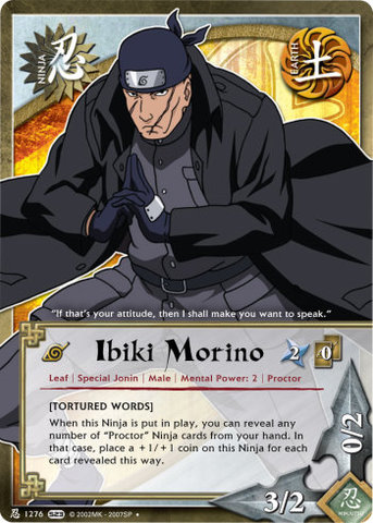 Ibiki Morino - N-1276 - - 1st Edition