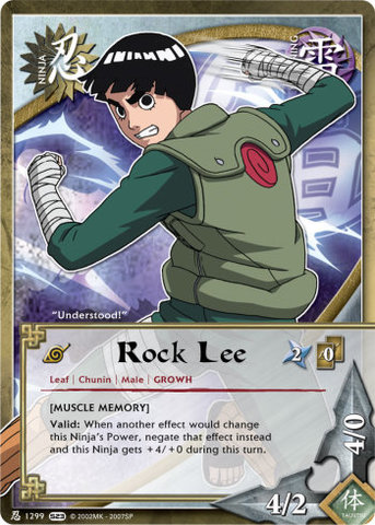 Rock Lee - N-1299 - - 1st Edition