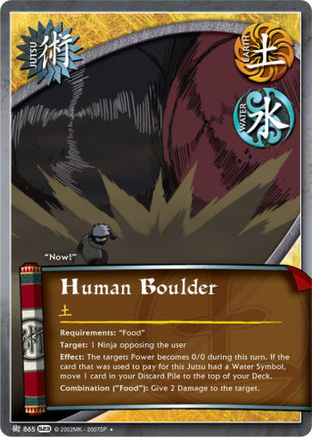 Human Boulder - J-865 - - 1st Edition - Foil