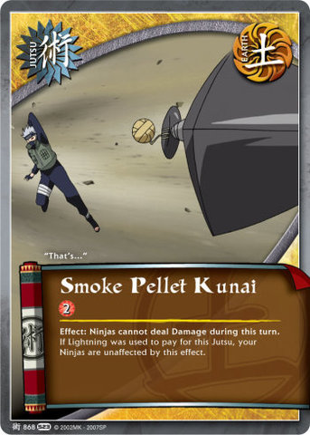 Smoke Pellet Kunai - J-868 - - 1st Edition - Foil