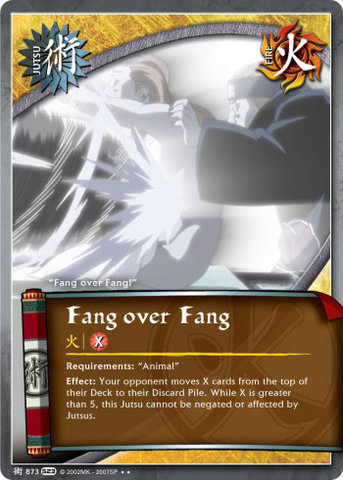Fang over Fang - J-873 - - 1st Edition - Foil