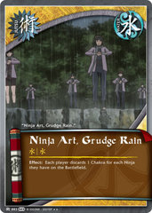 Ninja Art, Grudge Rain - J-883 -  - 1st Edition - Foil