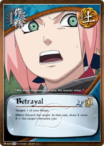 Betrayal - M-820 - - 1st Edition - Foil