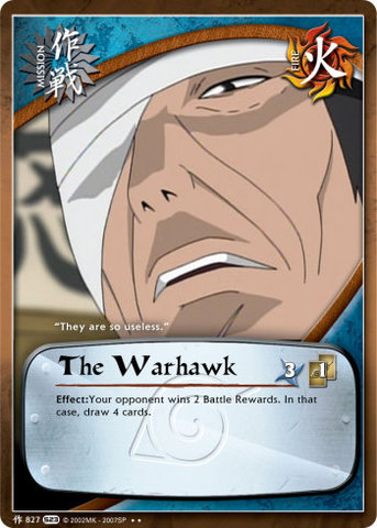 The Warhawk - M-827 - - 1st Edition - Foil
