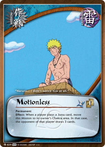 Motionless - M-829 - - 1st Edition - Foil
