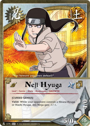 Neji Hyuga - N-1275 - - 1st Edition - Foil
