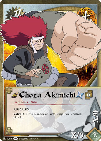 Choza Akimichi - N-1280 - - 1st Edition - Foil