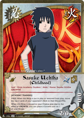 Sasuke Uchiha (Childhood) - N-1284 - - 1st Edition - Foil