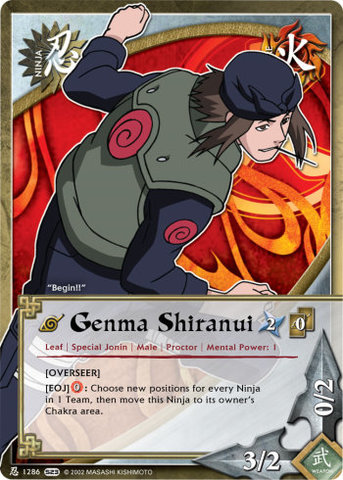 Genma Shiranui - N-1286 - - 1st Edition - Foil