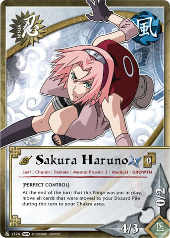 Sakura Haruno - N-1326 - - 1st Edition - Foil