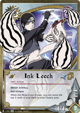 Ink Leech - N-1294 - - Unlimited Edition