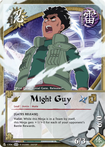 Might Guy - N-1304 - - Unlimited Edition