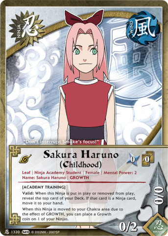 Sakura Haruno (Childhood) - N-1320 - - Unlimited Edition