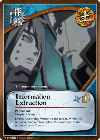 Information Extraction - M-818 - - Unlimited Edition - Foil