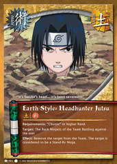 Earth Style: Headhunter Jutsu - J-021 -  - 1st Edition