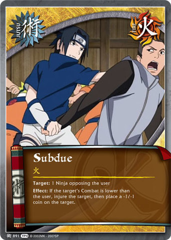 Subdue - J-891 - - 1st Edition