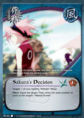 Sakura's Decision - M-080 -  - 1st Edition - Foil
