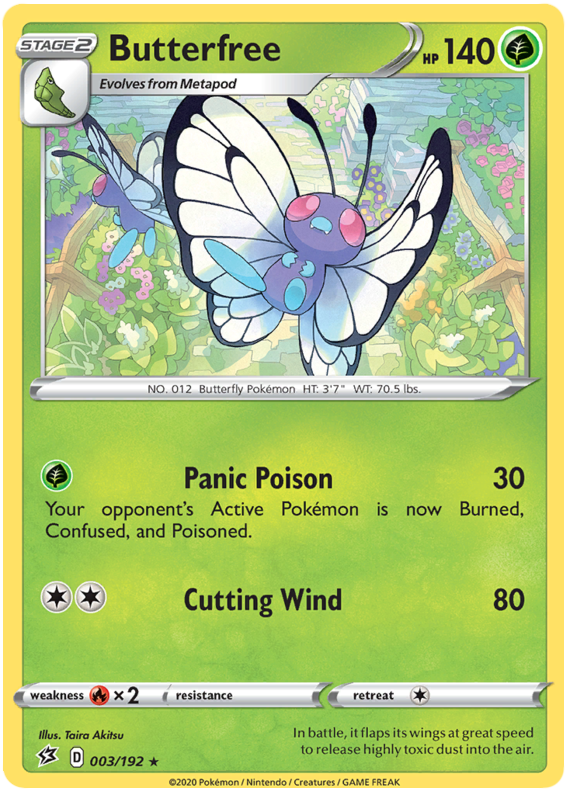 Butterfree - 003/192 - Rare