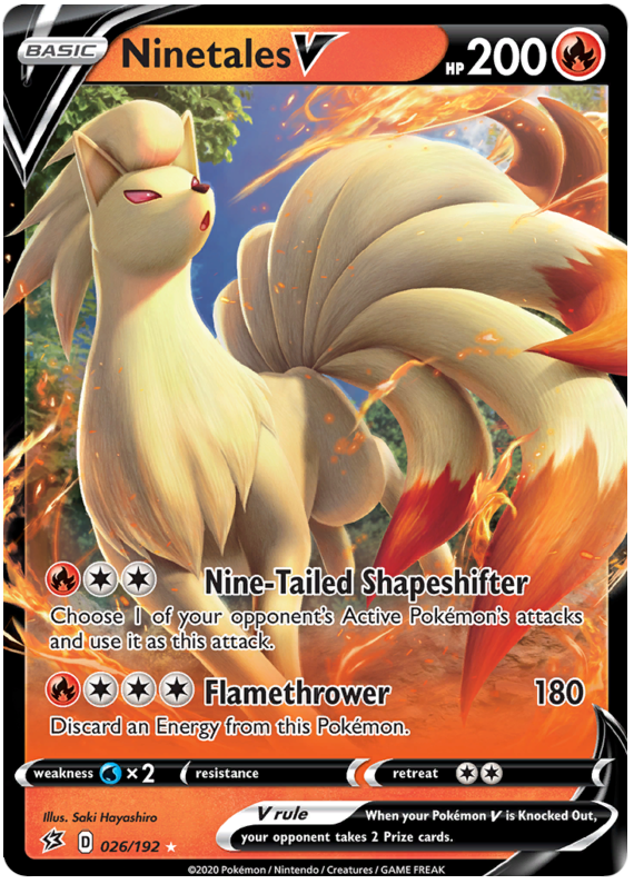 Ninetales V - 026/192 - Ultra Rare