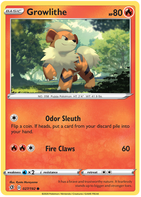 Growlithe - 027/192 - Common