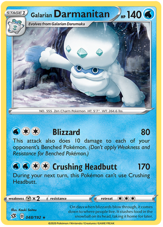 Galarian Darmanitan - 048/192 - Rare