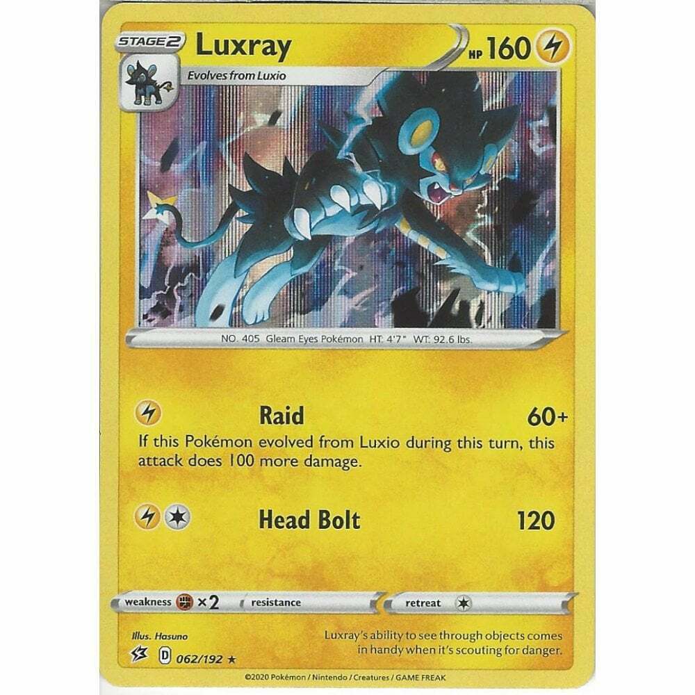 Luxray - 062/192 - Holo Rare