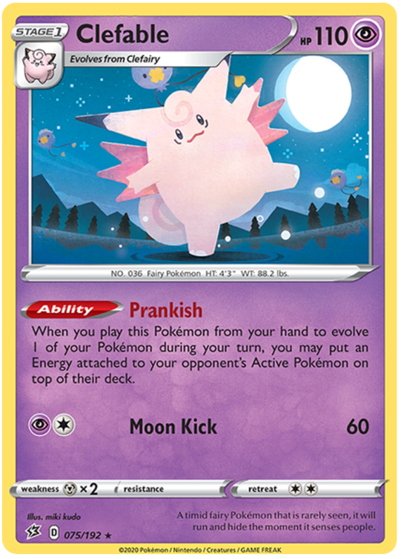 Clefable - 075/192 - Holo Rare