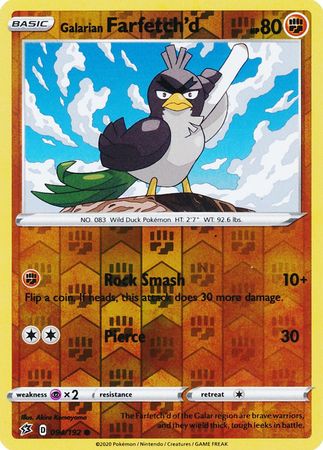 Galarian Farfetchd - 094/192 - Common - Reverse Holo